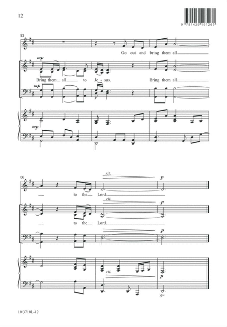 Bring Them In 4-Part scores gallery preview page 13
