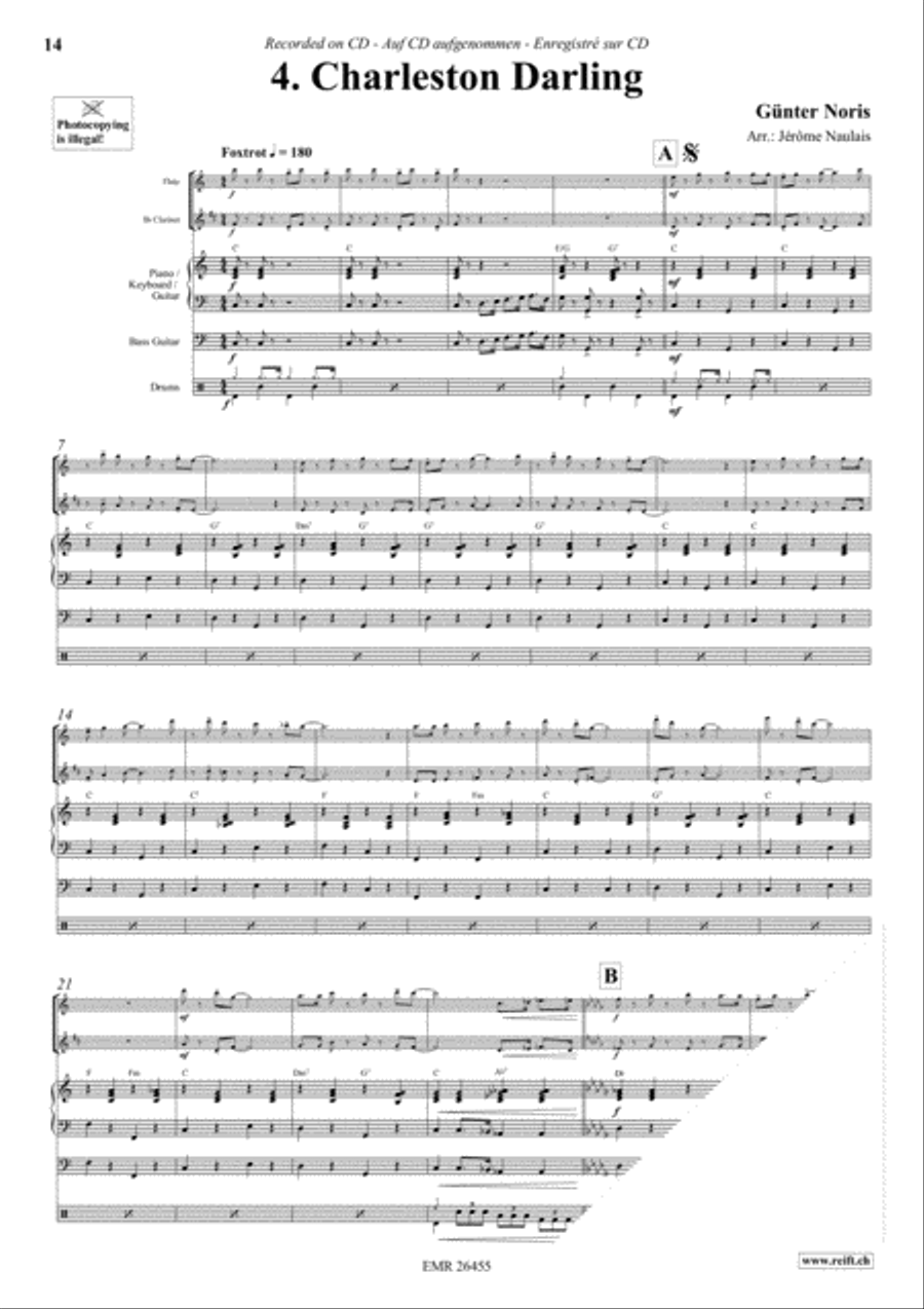 Let's Dance Volume 1 Let's Dance Volume 1 Woodwind Ensemble scores gallery preview page 6