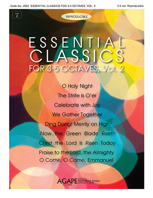 Book cover for Essential Classics for 3-5 Octaves, Vol. 2 (Reproducible)