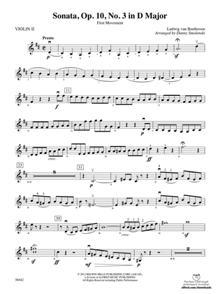 Sonata, Op. 10, No. 3: 2nd Violin