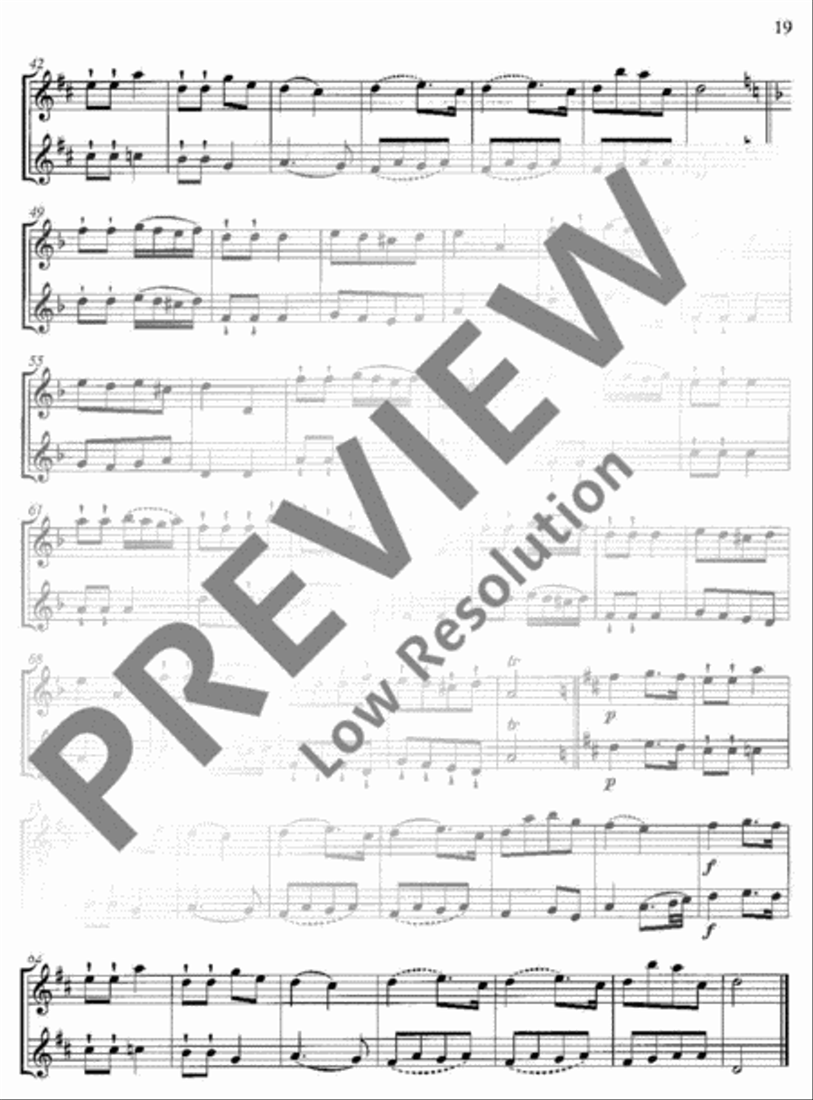 Twelve Duettinos Flute scores gallery preview page 20