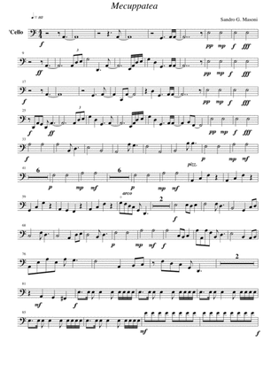 Mecuppatea ('Cello part)