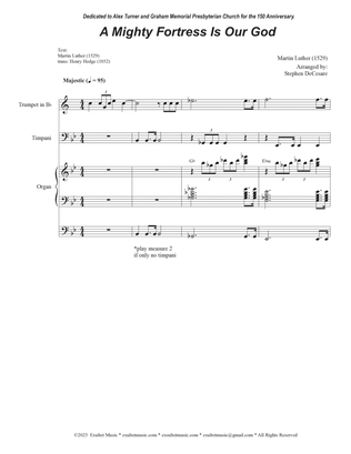 A Mighty Fortress Is Our God (Vocal Quartet - (SATB)