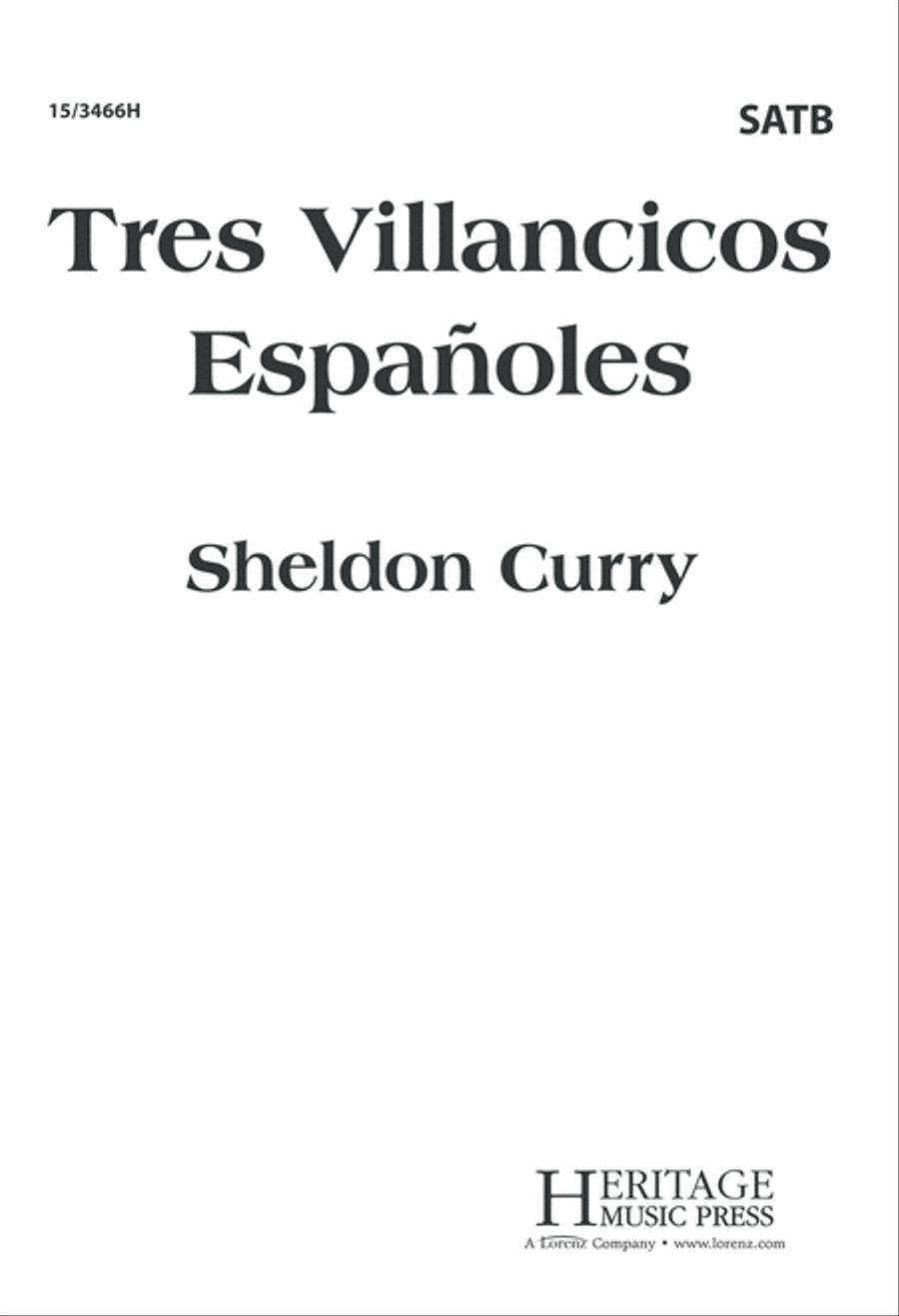 Tres Villancicos Españoles 4-Part scores gallery preview page 1