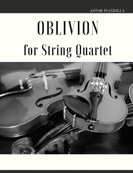 Oblivion for String Quartet image number null