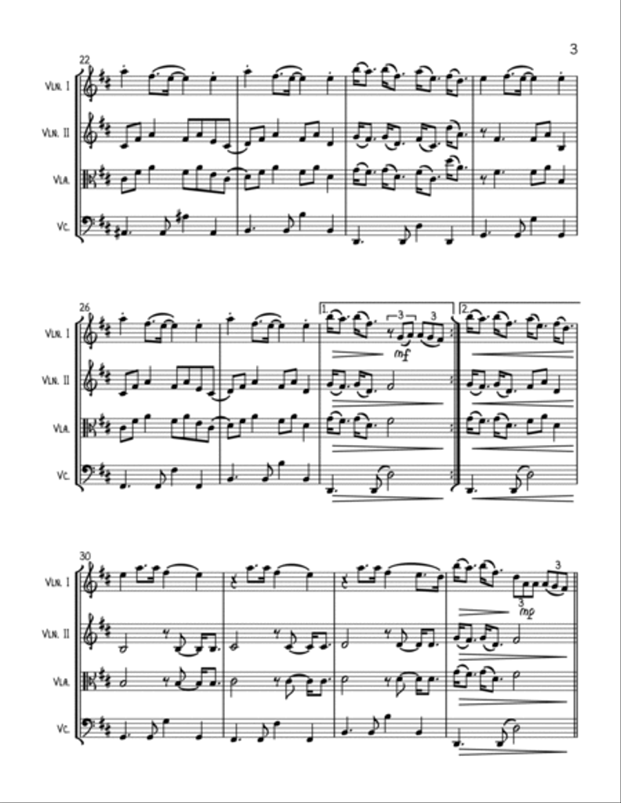 Thank U, Next Thank U, Next String Trio scores gallery preview page 3