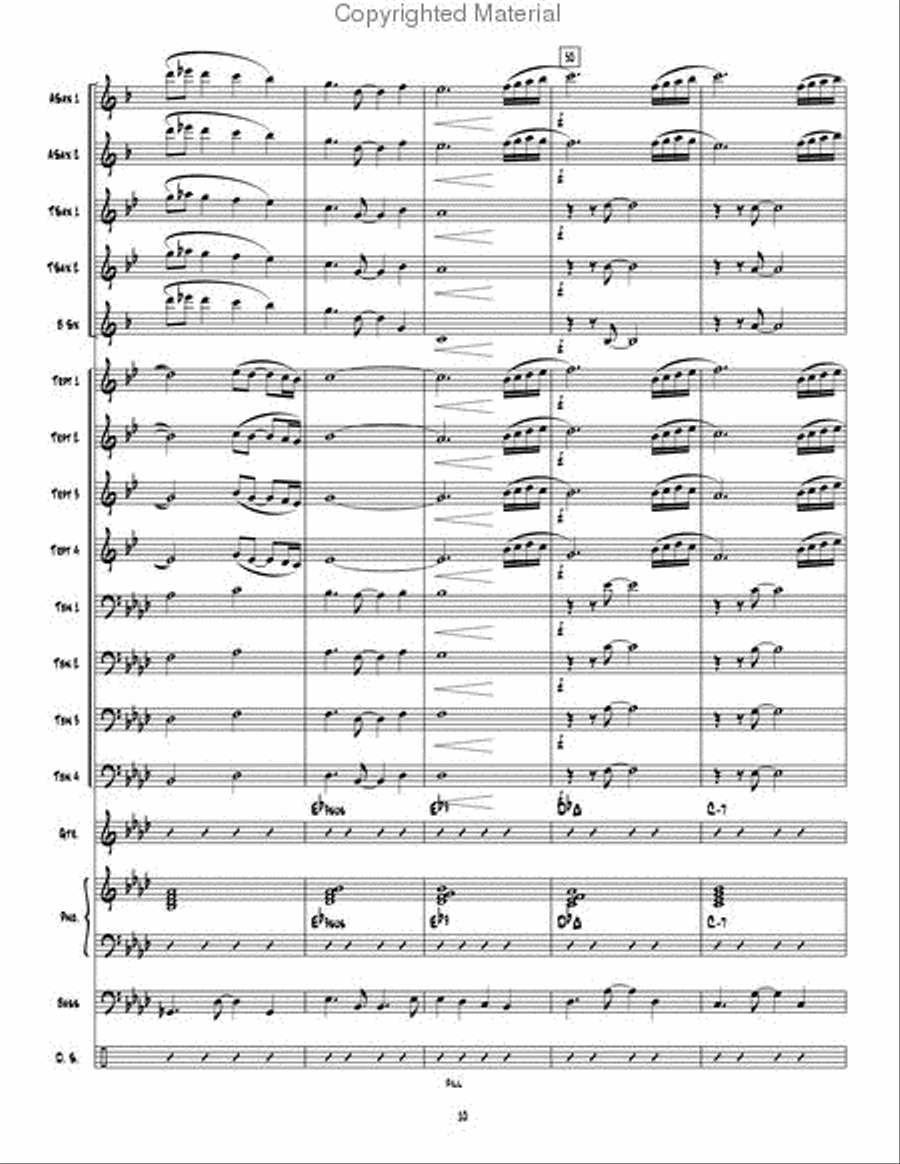 Captiva Island Jazz Ensemble scores gallery preview page 11