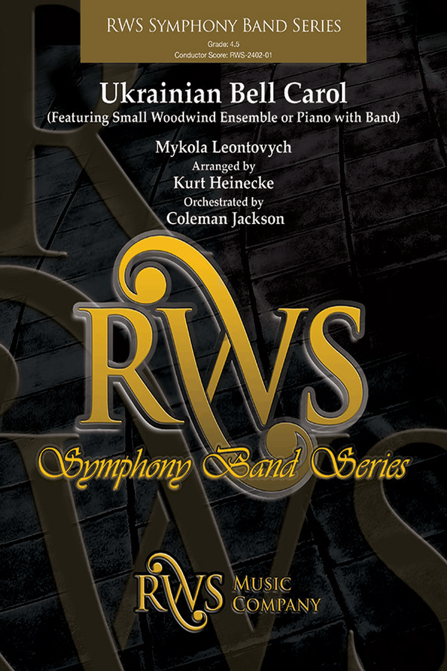 Ukrainian Bell Carol Ukrainian Bell Carol Concert Band scores gallery preview page 1