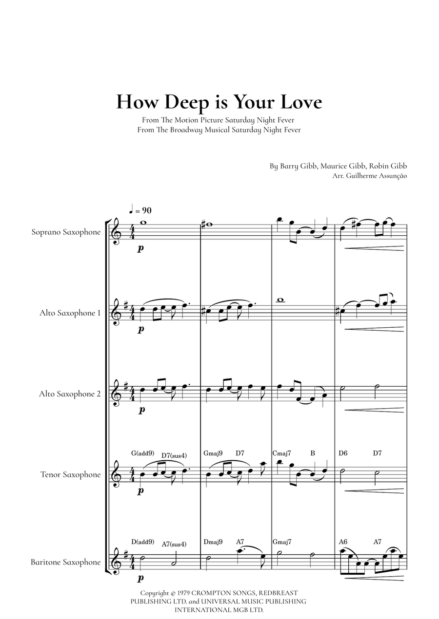 How Deep Is Your Love