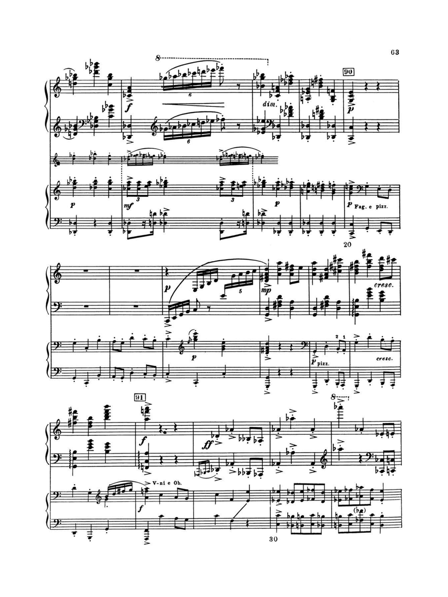 Piano Concerto No. 3 in C Major, Opus 26 - 3rd Movement - Piano Duo (2 Pianos, 4 Hands) Piano Solo scores gallery preview page 2