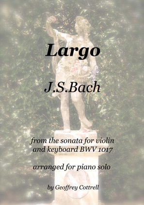 Largo by JS Bach arranged for piano