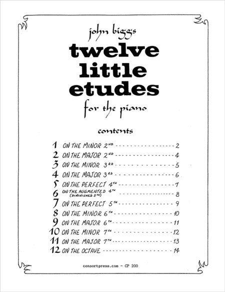 Twelve Little Etudes