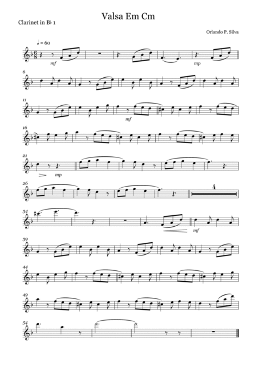 Valse in C minor Chamber Music scores gallery preview page 4