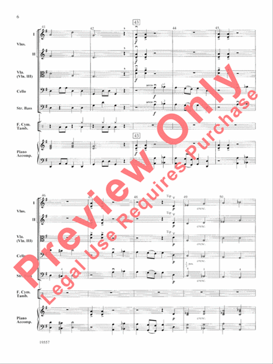 Sahara Crossing String Orchestra scores gallery preview page 7