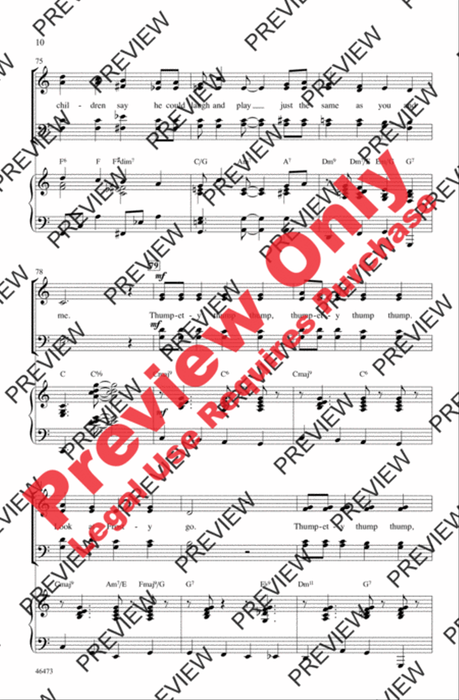 Rudolph, Frosty, and Suzy 4-Part scores gallery preview page 10