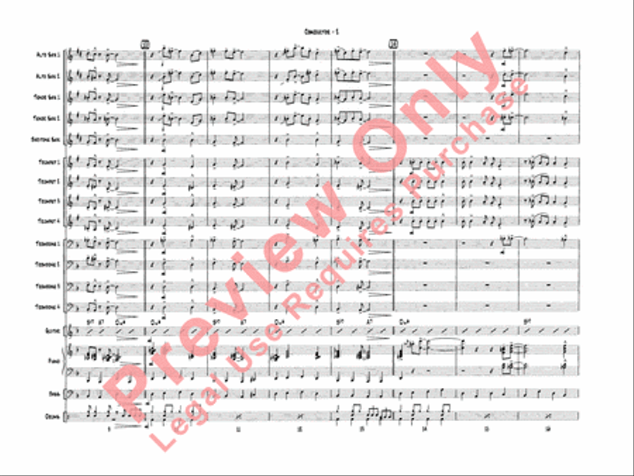Minnie the Moocher Jazz Ensemble scores gallery preview page 5