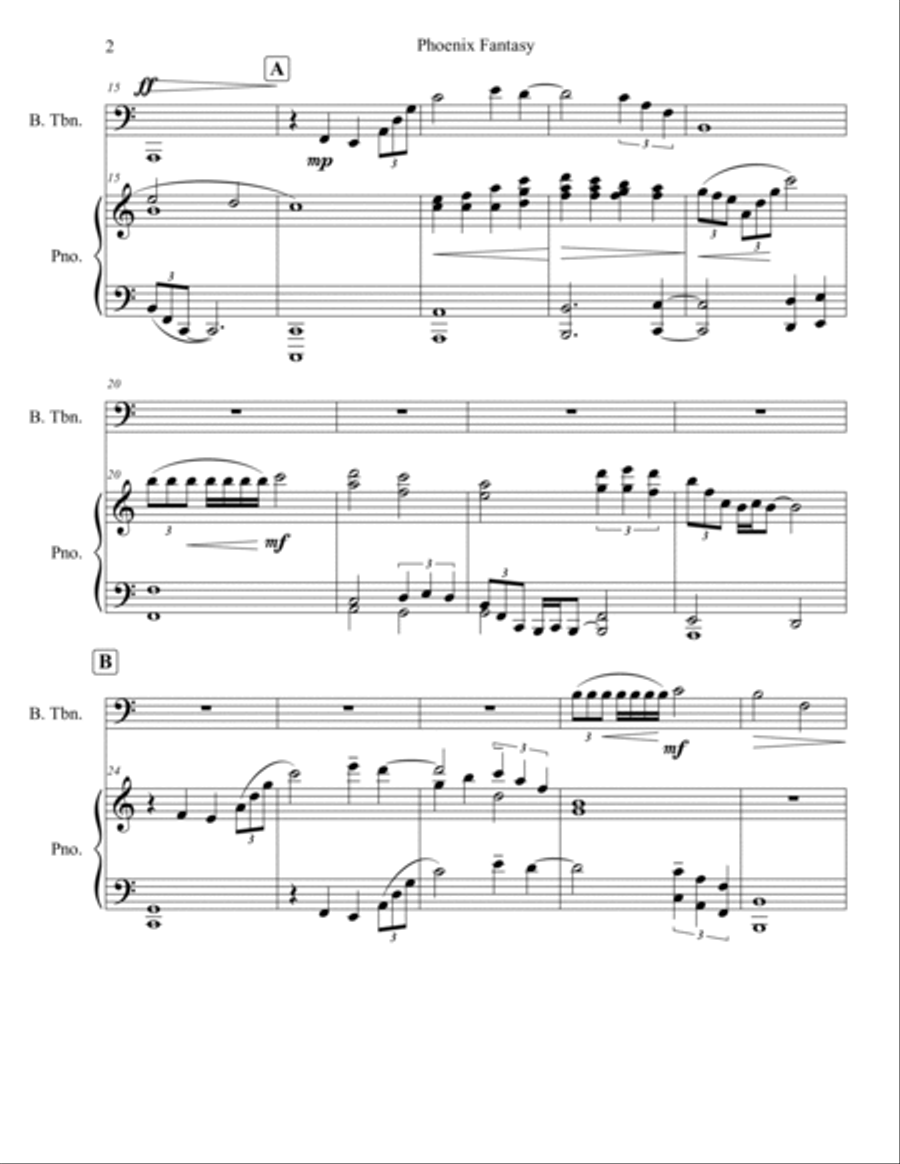 Phoenix Fantasy Piano scores gallery preview page 4