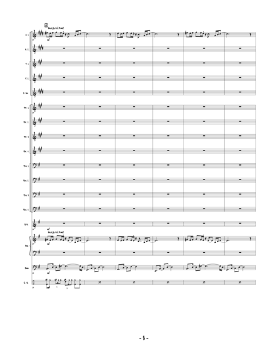Sing A Song Of Song Jazz Ensemble scores gallery preview page 3