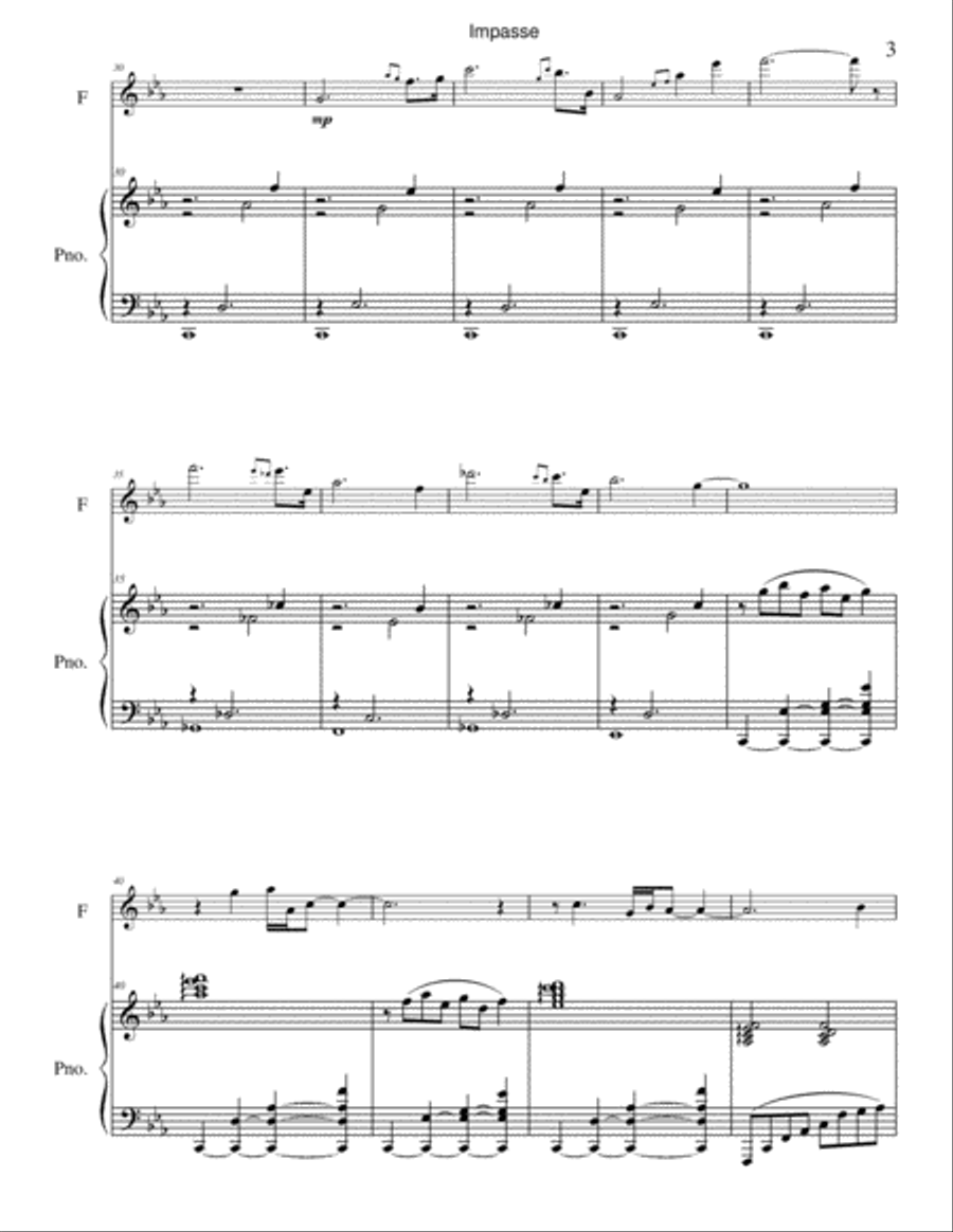Impasse Impasse Flute Solo scores gallery preview page 3