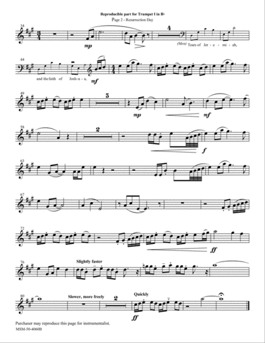 Resurrection Day Choir scores gallery preview page 2