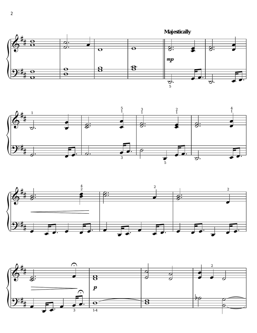 The Purpose Of The Amendment Easy Piano scores gallery preview page 2