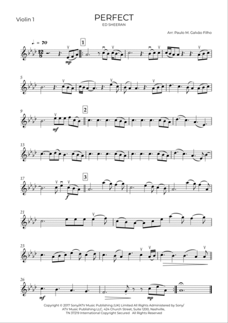 Hallelujah String Trio scores gallery preview page 3