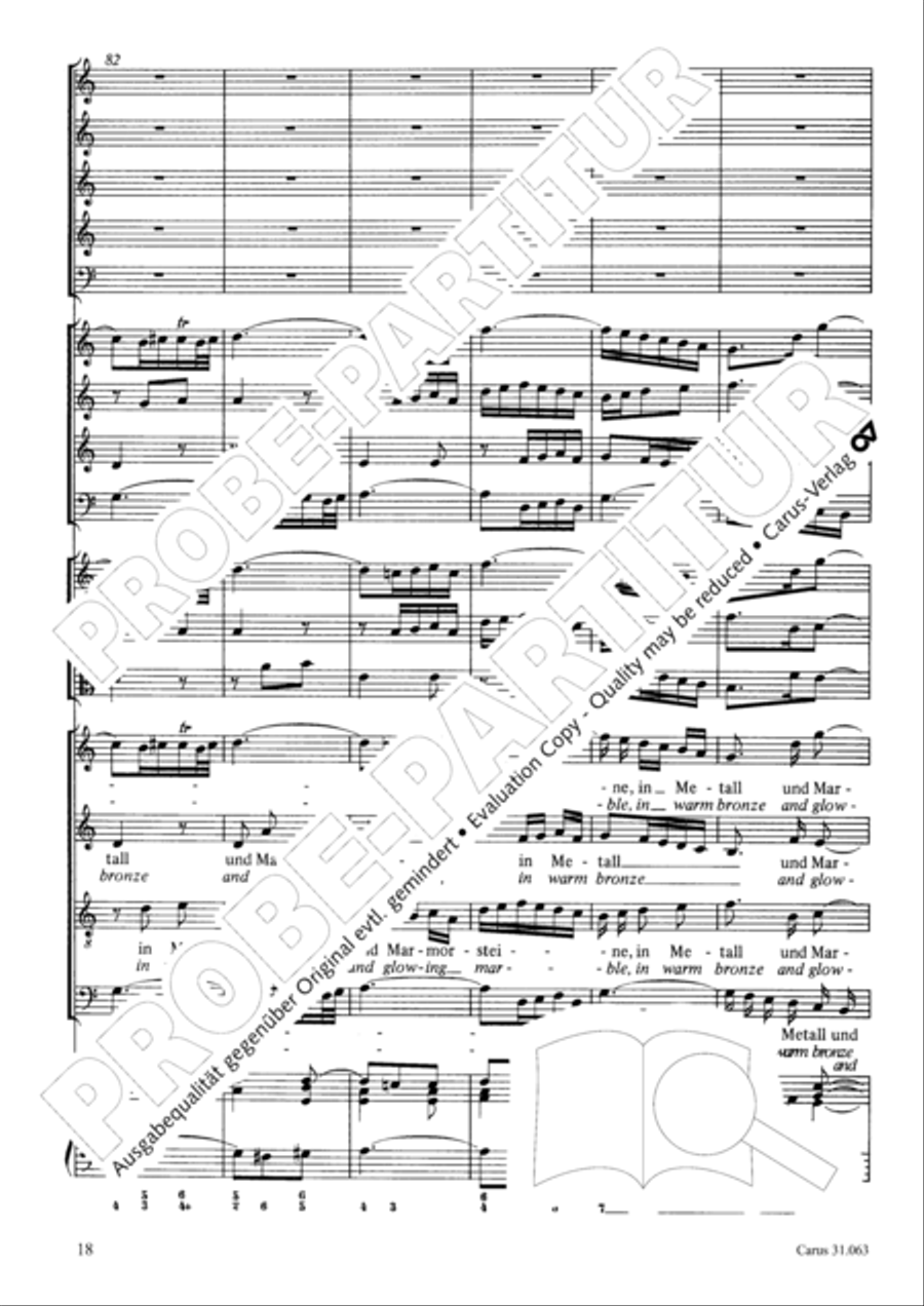 Christians, etch this blessed day (Christen, atzet diesen Tag) 4-Part scores gallery preview page 19