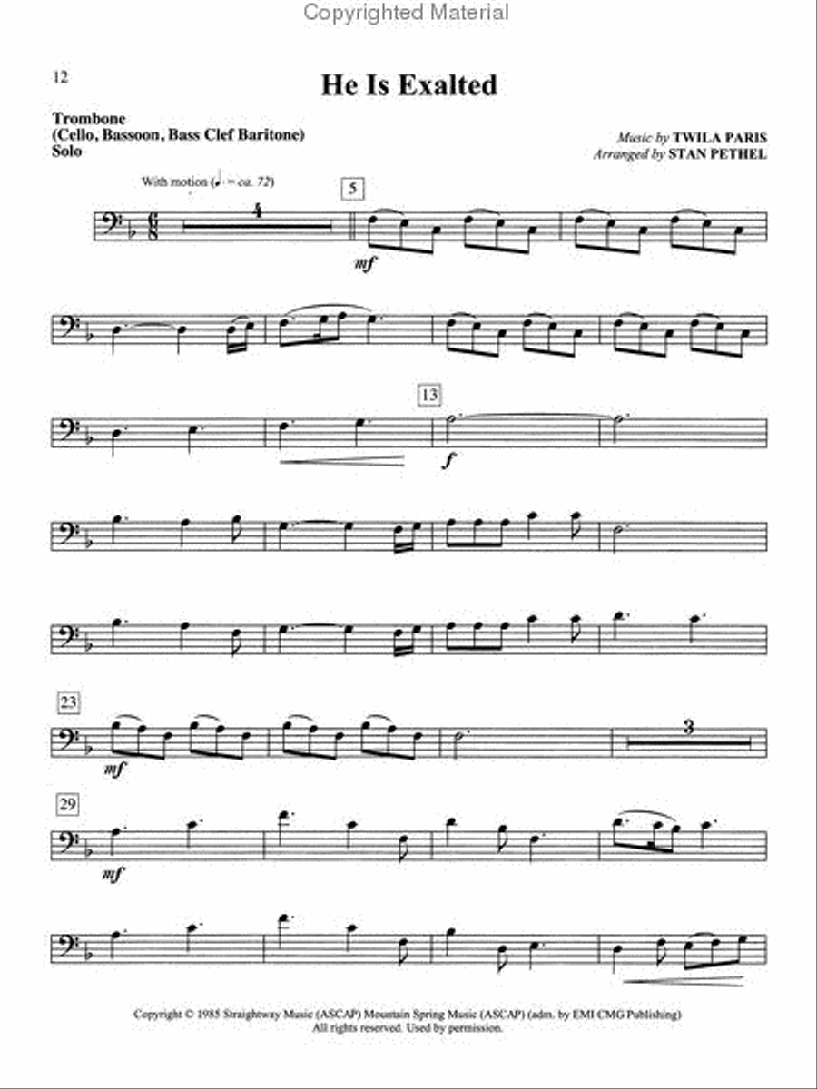 Winds of Praise Tuba scores gallery preview page 3