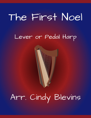 Book cover for The First Noel, for Lever or Pedal Harp