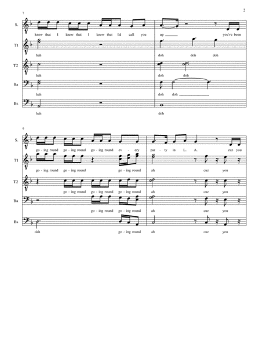 Attention TTBB scores gallery preview page 2