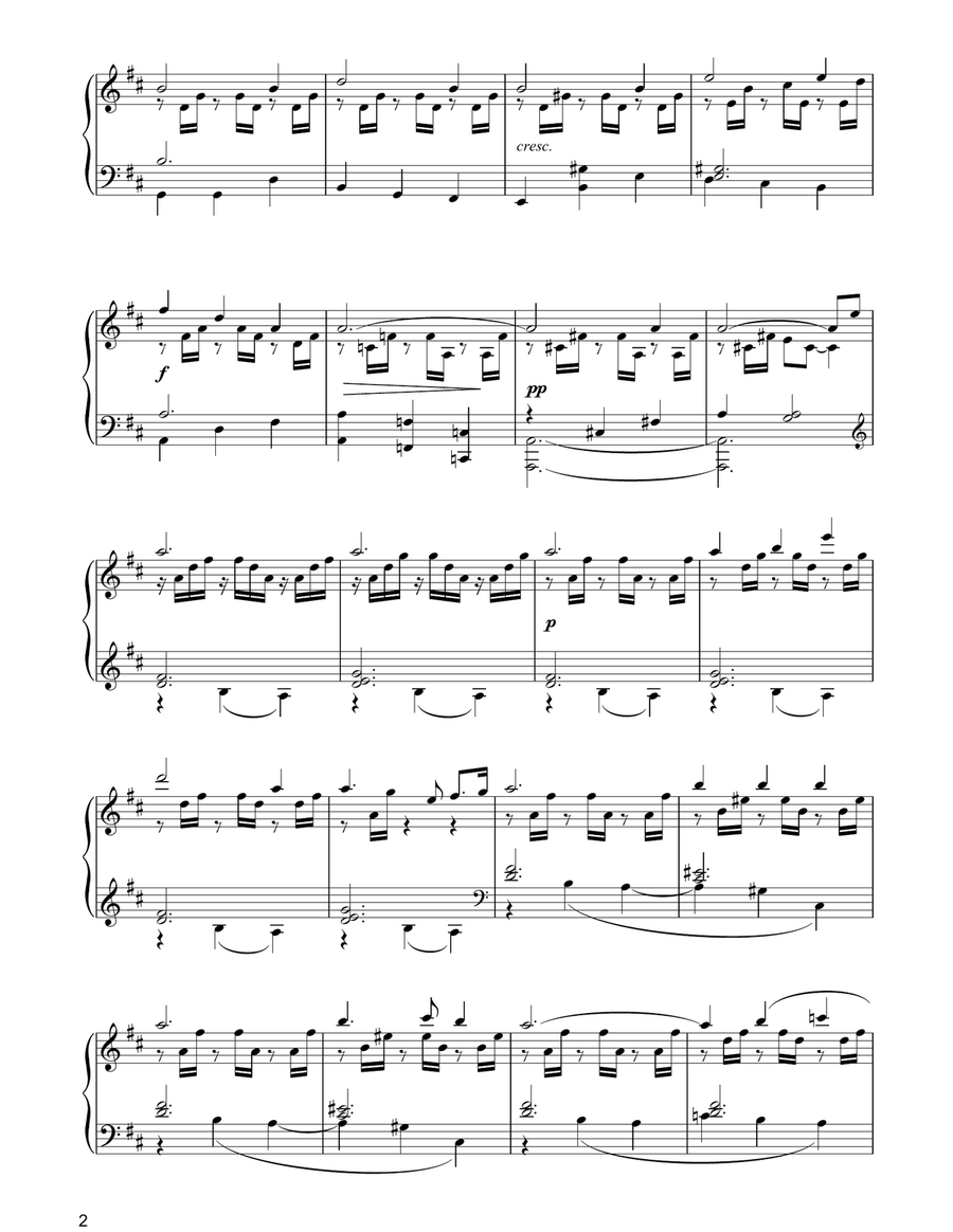 In Paradisum from 'Requiem' Piano Solo scores gallery preview page 2