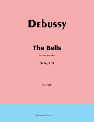 Book cover for The Bells, by Debussy, in G Major