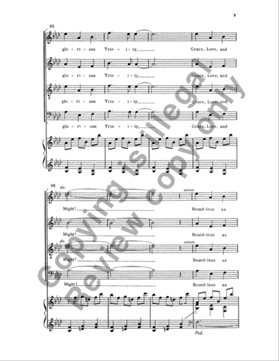 Let There Be Light! (Choral Score) 4-Part scores gallery preview page 22