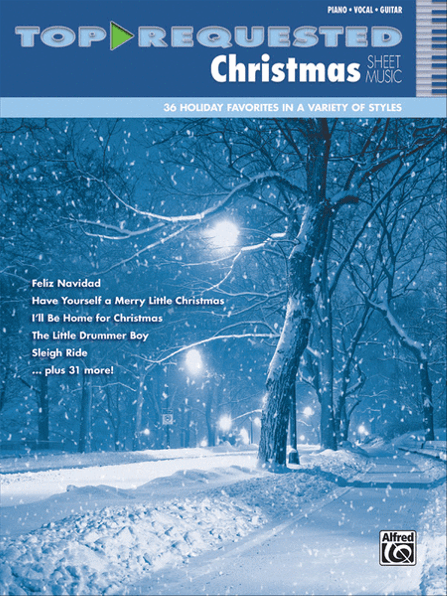 Top-Requested Christmas Sheet Music Piano, Vocal, Guitar scores gallery preview page 1