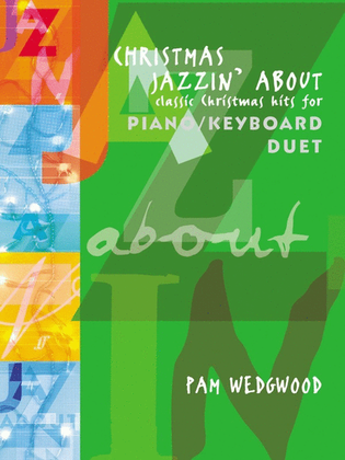 Book cover for Christmas Jazzin About Piano Duet