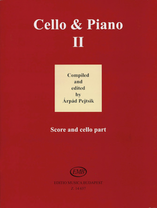 Book cover for Cello and Piano