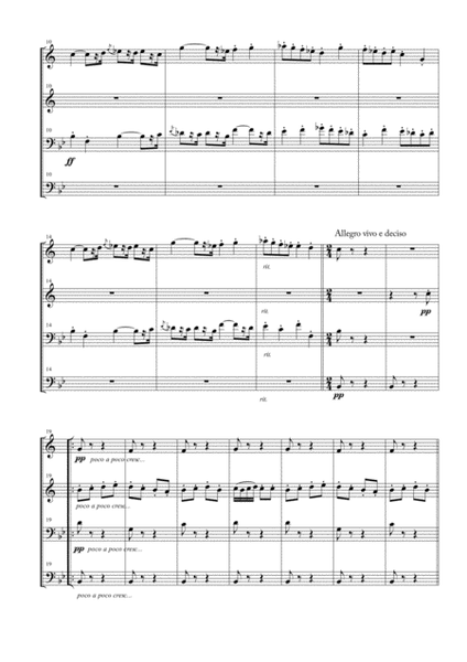 Farandole from "L'Arlesienne Suite No. 2" for Brass Quartet image number null
