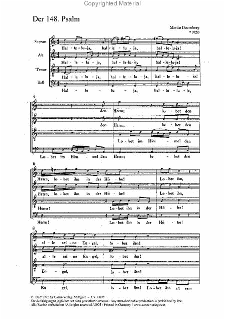 Psalm 148 Psalm 148 4-Part scores gallery preview page 2