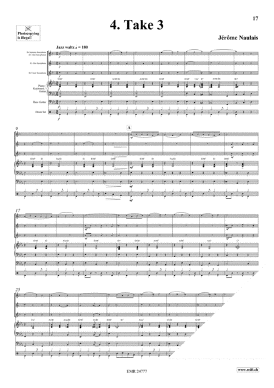 Play With Your Band Volume 4 Saxophone Ensemble scores gallery preview page 7