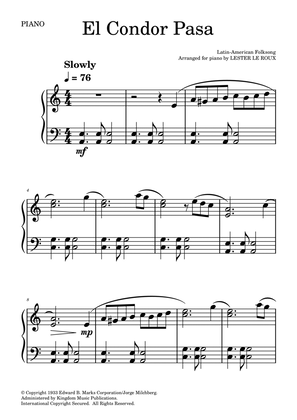 El Condor Pasa (Easy Piano)
