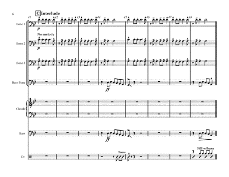 Hips Don't Lie Small Ensemble scores gallery preview page 6