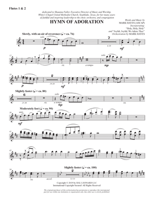 Hymn of Adoration - Flute 1 & 2