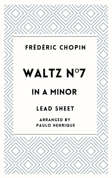 Waltz N°7 in A Minor - Lead Sheet image number null