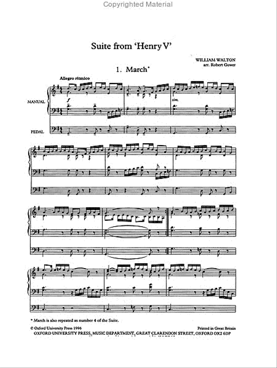 Walton Organ Album Organ scores gallery preview page 2