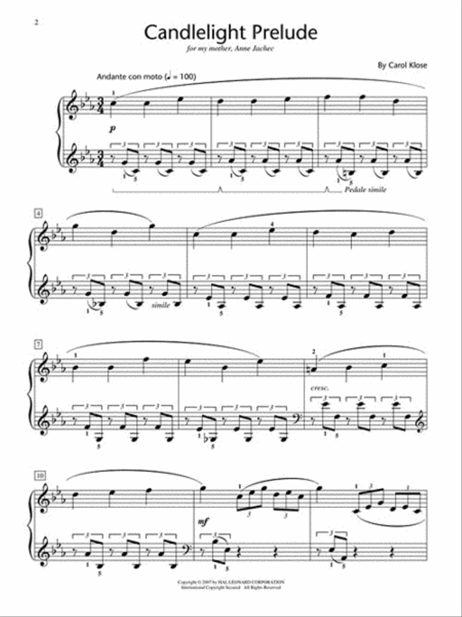 Candlelight Prelude Candlelight Prelude Piano Method scores gallery preview page 2