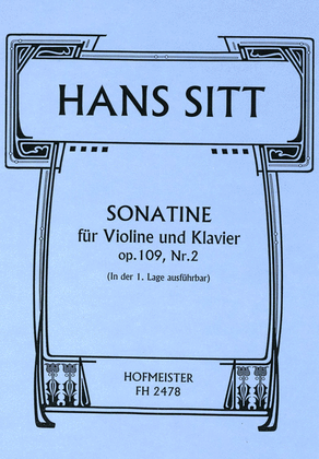 Book cover for Sonatine, op. 109/2