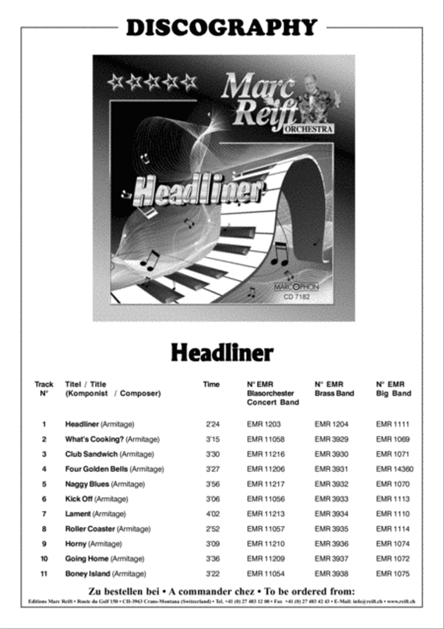 Roller Coaster Roller Coaster Big Band scores gallery preview page 3