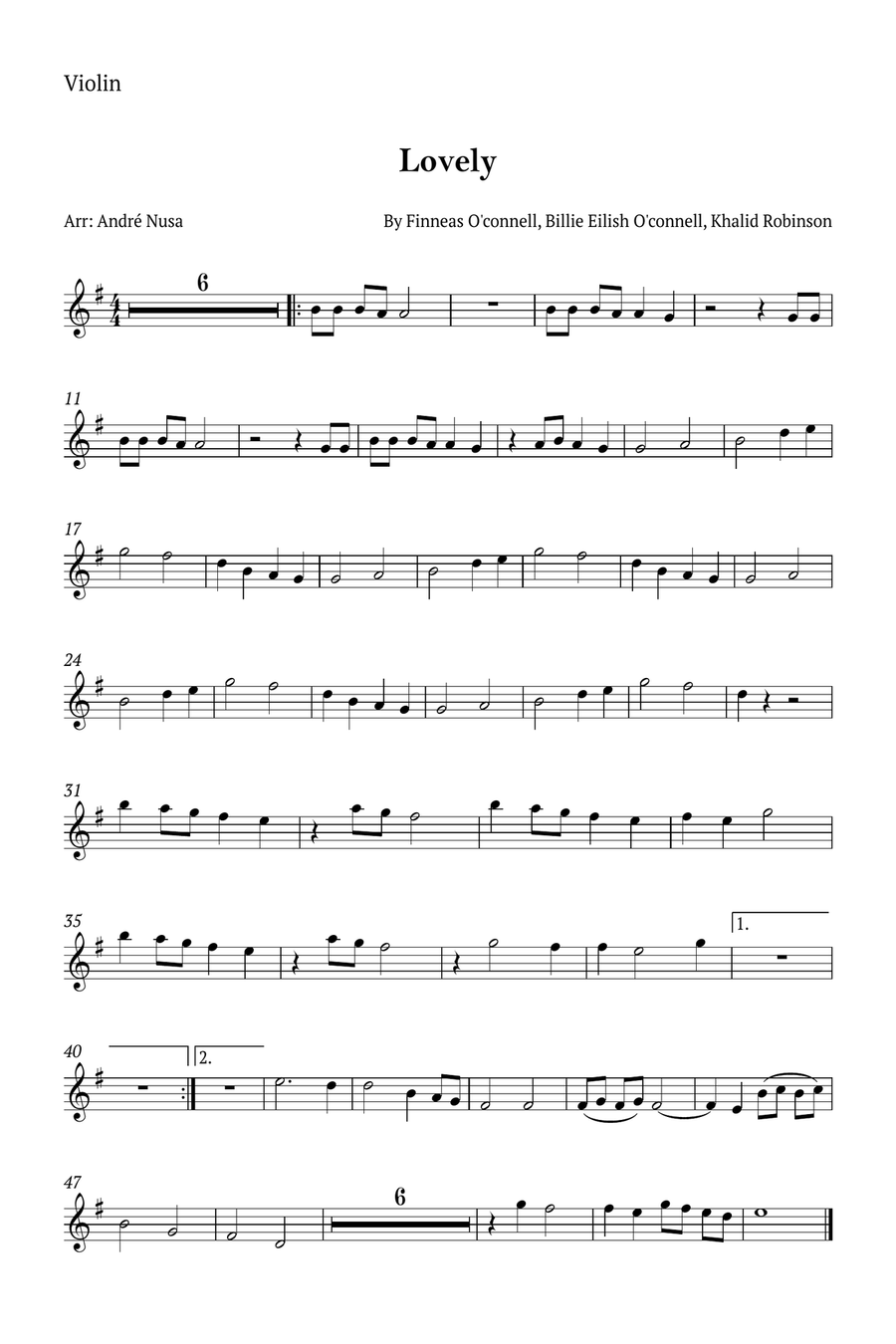 Lovely B-Flat Clarinet scores gallery preview page 4