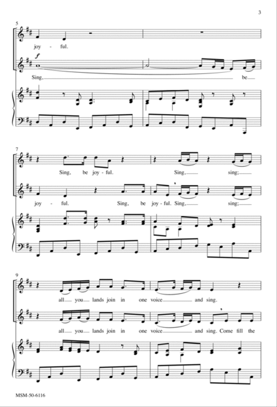 Sing, Be Joyful Sing, Be Joyful SA scores gallery preview page 3