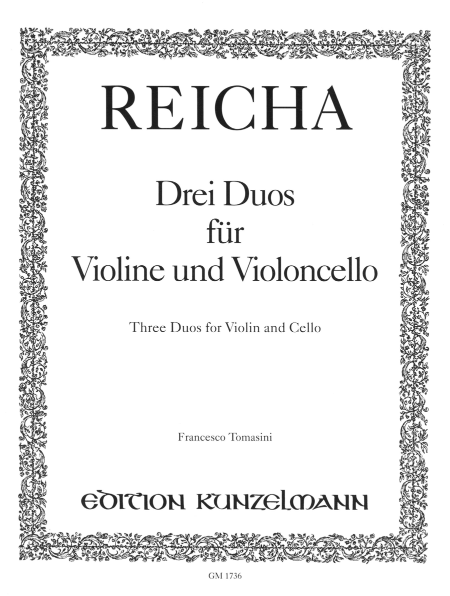3 Duos for violin and cello String Duet scores gallery preview page 1
